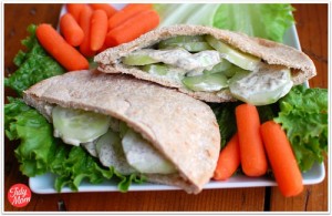 pita 300x195 Dill Cucumber Pita  Lunchbox Inspiration