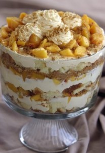 peachcobblertrifle 207x300 Peach Cobbler Trifle  Sweet Summer Treat
