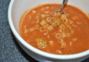 spaghetti 300x210 Homemade Spaghetti Os and Meatballs  Lunchbox Inspiration