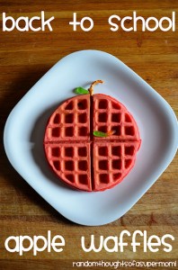 apple 198x300 Apple Waffles  Kids in the Kitchen