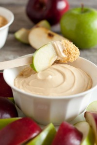 caramel apple dip 200x300 Caramel Cheesecake Apple Dip  Kids in the Kitchen