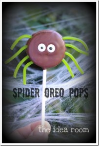 halloweenoreos 203x300 Oreo Spider Pops  Kids in the Kitchen