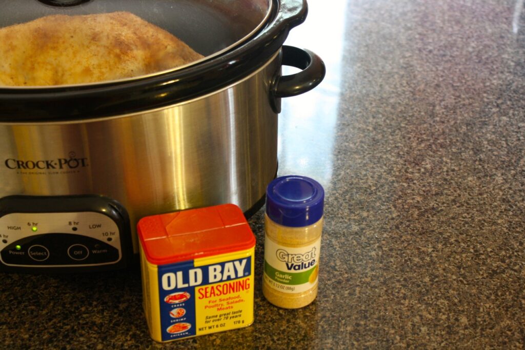 Slow Cooker Old Bay Seasoning 1024x682 Tricias Slow Cooker Old Bay Rotisserie Chicken 
