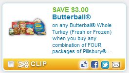 butterball printable coupon butterball printable coupon $3 off Butterball Turkey + Last Chance Printable Coupons