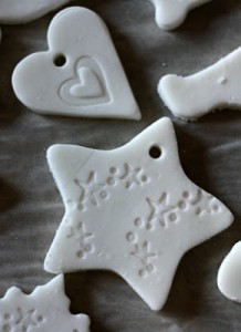 clayornaments 218x300 Clay Christmas Decorations  Kids in the Kitchen