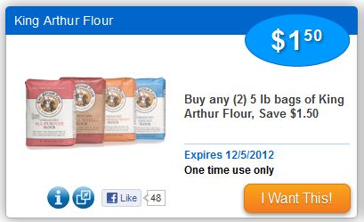 king arthur flour printable coupon King Arthur Flour   Printable Coupons 