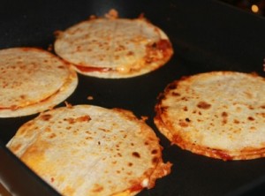 Pizza Quesadillas Cooked in a Skillet 400x297 300x222 Aleas Pizza Quesadillas