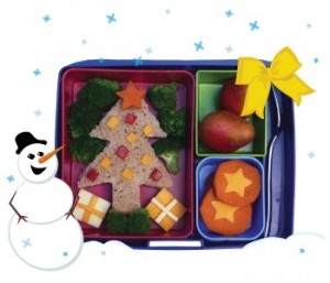 bento1 300x257 Christmas Tree Lunch  Lunchbox Inspiration