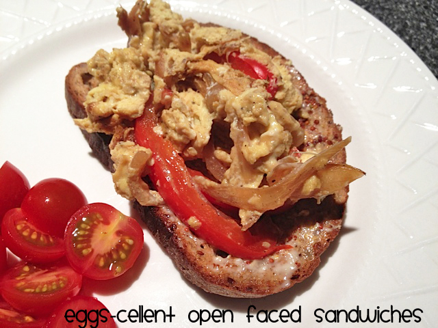 open faced egg sandwich open faced egg sandwich Magdas Eggs cellent Open Faced Sandwiches
