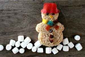 snowman lunch snowmanlunch 300x200 Snowman Lunch Kids in the Kitchen