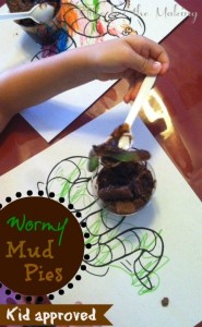 mudpies 185x300 Wormy Mud Pies  Kids in the Kitchen