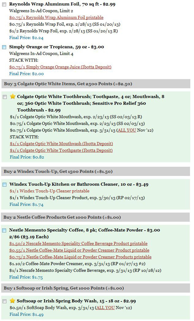 walgreens feb 17 Drugstore Coupon Matchups & Best Deals   Week of February 17