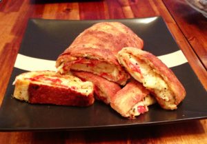 Angies Stuffed Italian Loaf stuffed italian roll 2 300x209 Angies Stuffed Italian Loaf