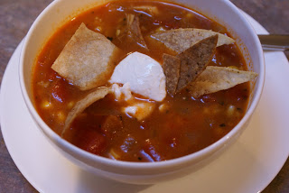 Corn and Salsa Tortilla Soup