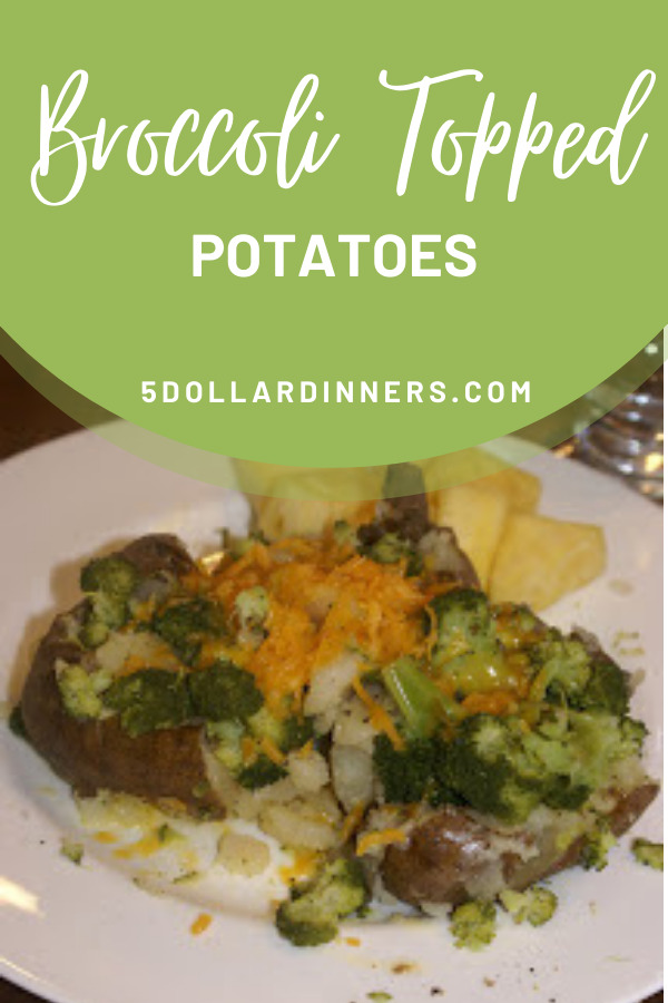 broccoli topped potatoes