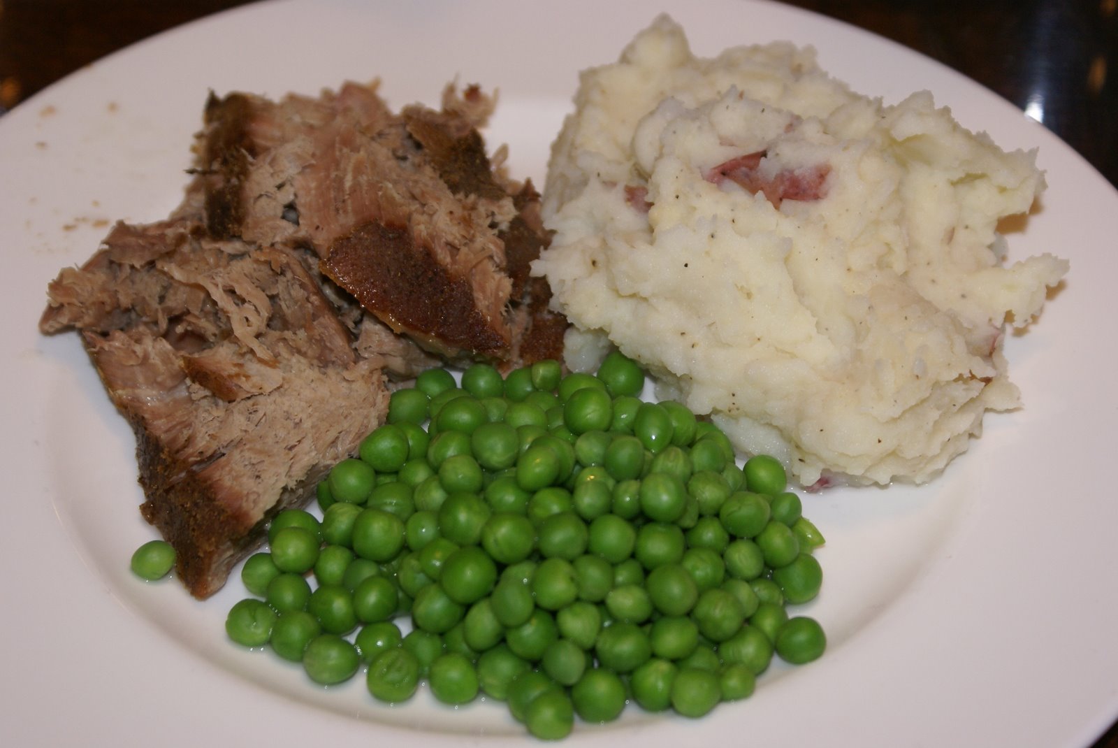 Pork Roast and Mashed Red Potatoes