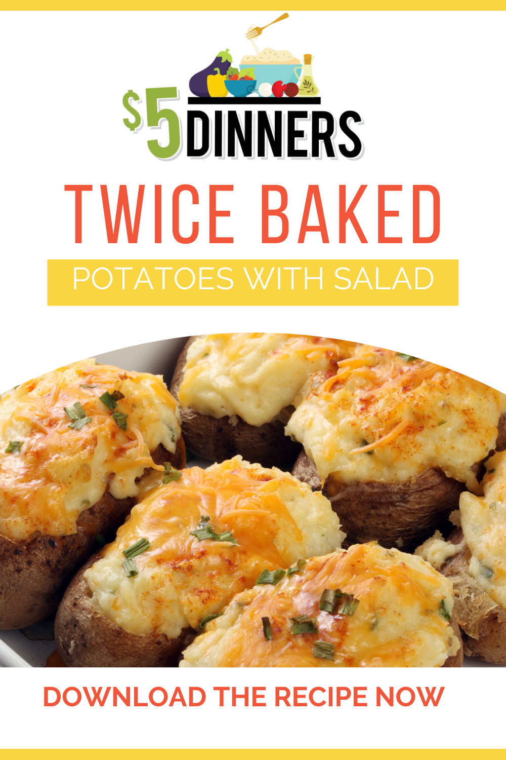 Twice Baked OneDish Potatoes Recipe