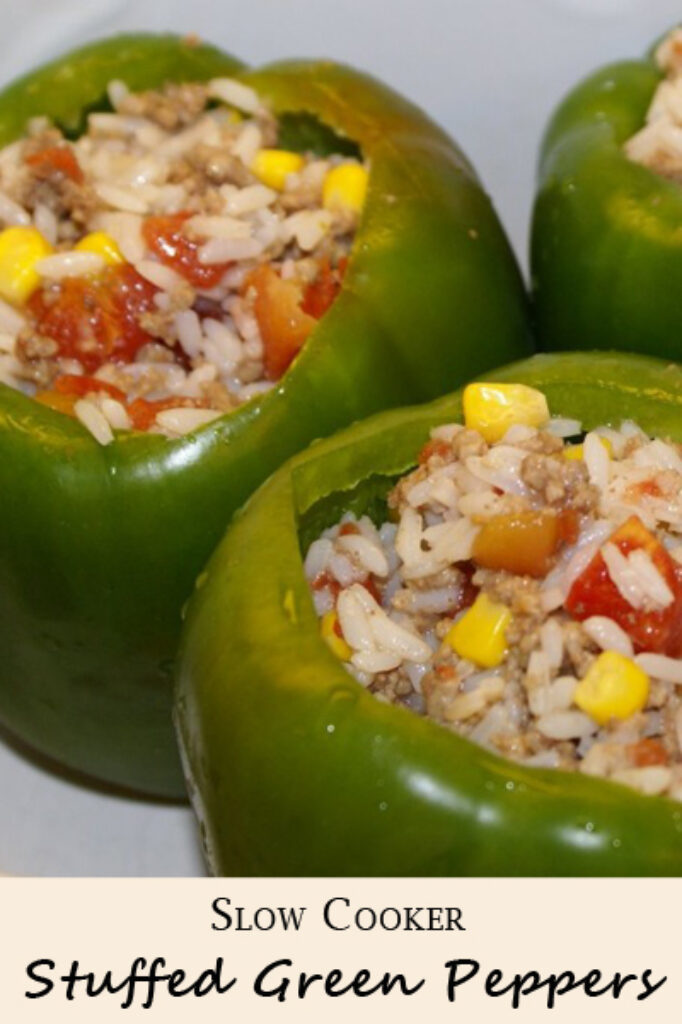 Slow Cooker Stuffed Green Peppers 5 Dinners Budget Recipes, Meal