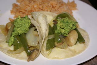 Veggie Tacos and Spanish Rice | 5DollarDinners.com