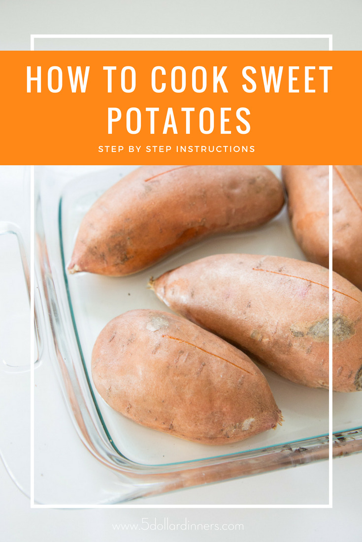 How to Bake Sweet Potatoes