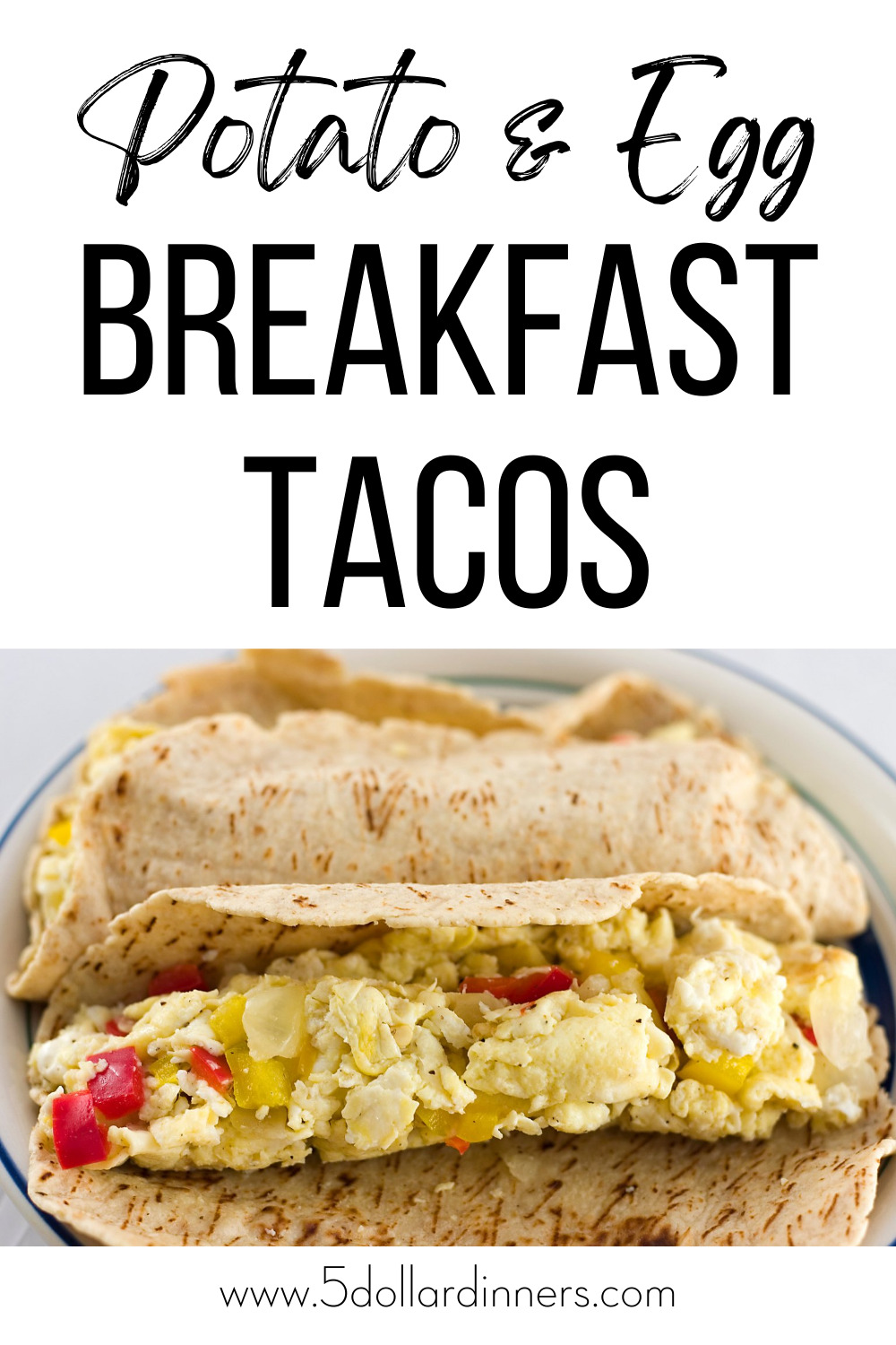 Potato and Egg Breakfast Tacos Recipe