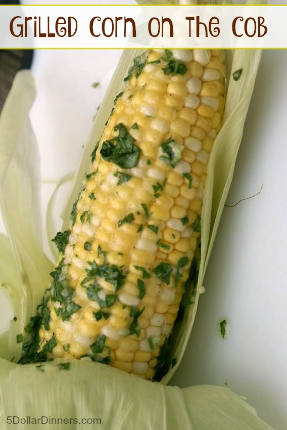 How to Grill Corn on the Cob from 5DollarDinners.com