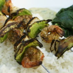 Shrimp Kabobs with Creamy Dijon Dill Sauce | 5DollarDinners.com