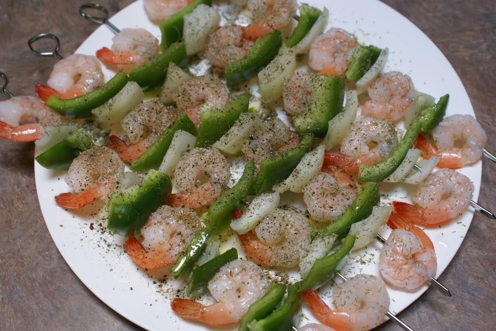 shrimp kabobs