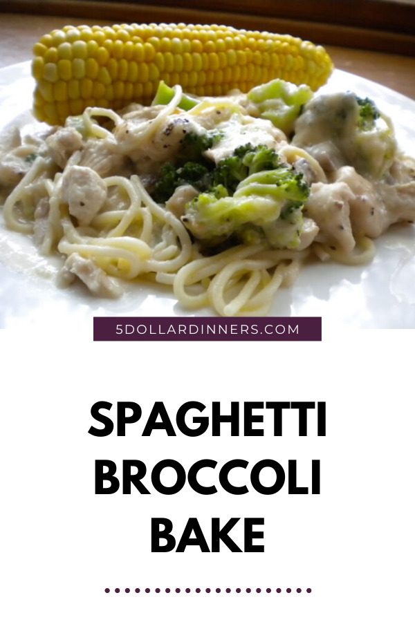 spaghetti broccoli bake