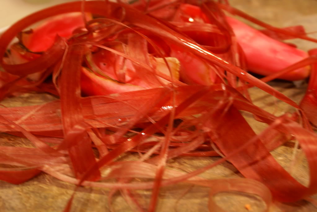 How to Cut and Prepare Rhubarb for Cooking and Freezing on $5 Dinners