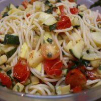 summer squash pasta salad