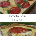 tomato basil quiche