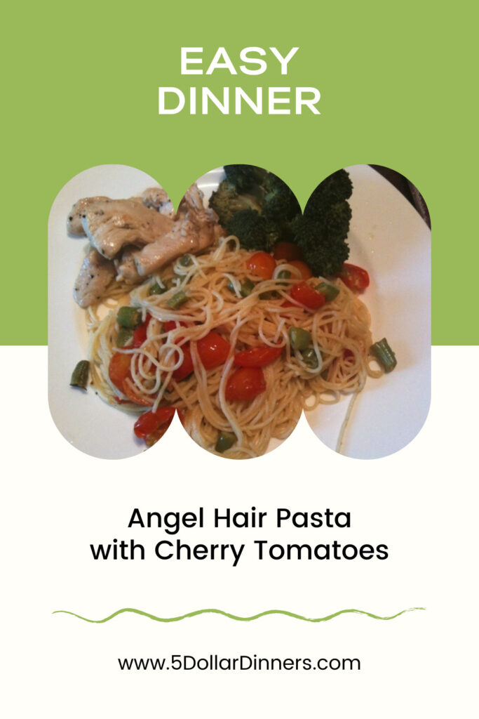 angel hair with cherry tomatoes