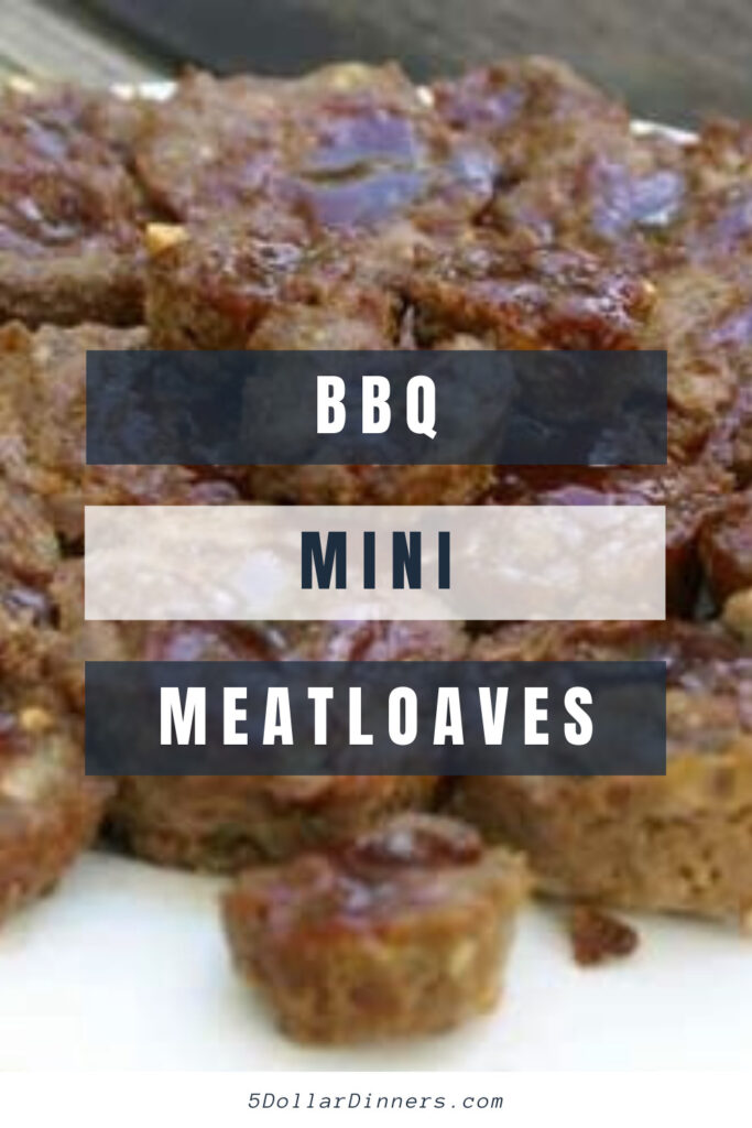 bbq mini meatloaves