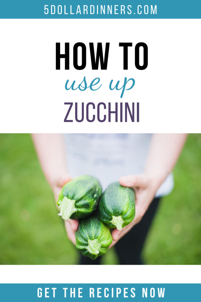 How to Use Up Zucchini 5 Dinners Recipes, Meal Plans, Coupons