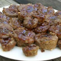 bbq mini meatloaves