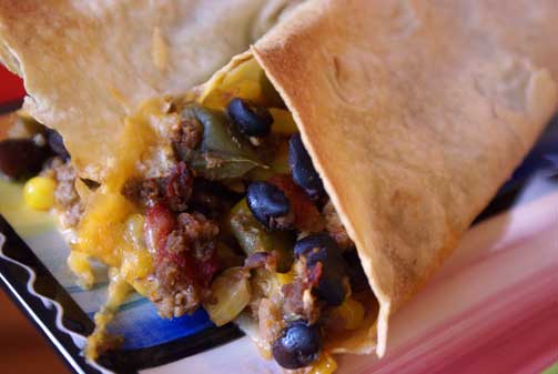Black Bean Chimichangas