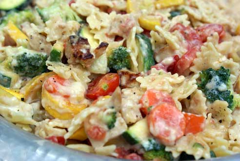 chicken pasta primavera