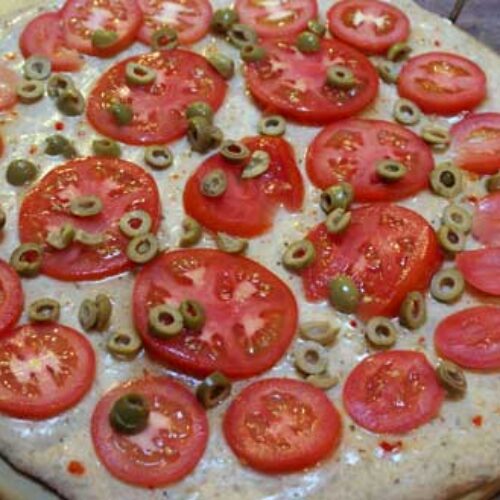 Tomato and Olive Pizza 5 Dinners Budget Recipes, Meal Plans