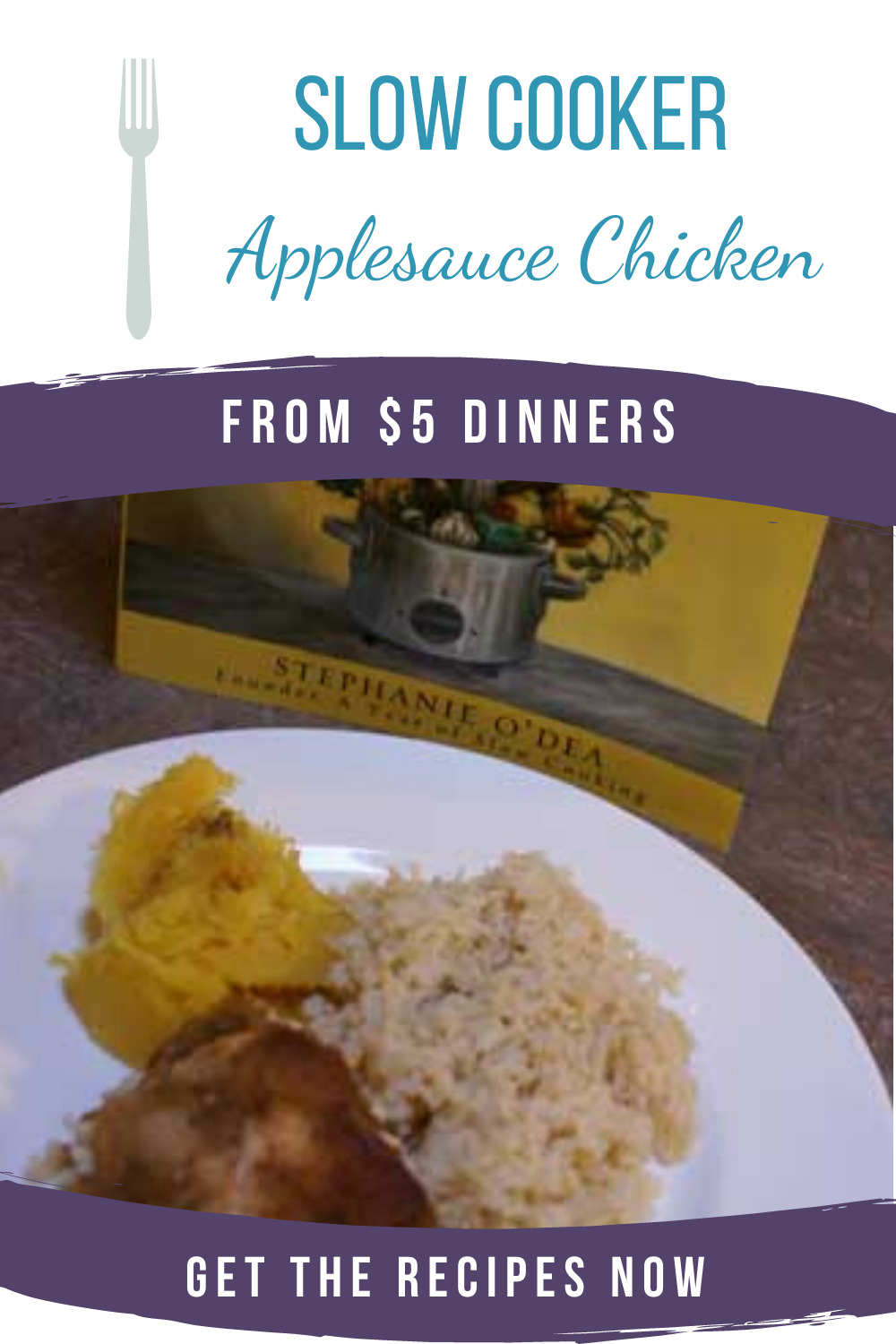 slow cooker applesauce chicken