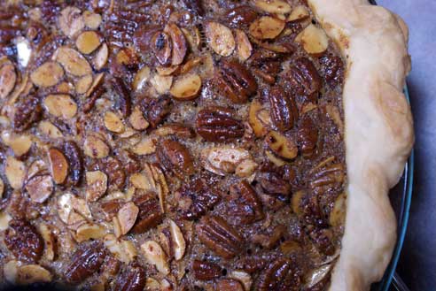 almond pecan pie