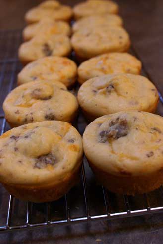 sausage-cheese-muffins