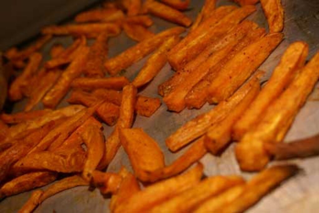 homemade sweet potato fries