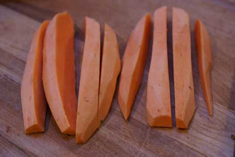 homemade sweet potato fries