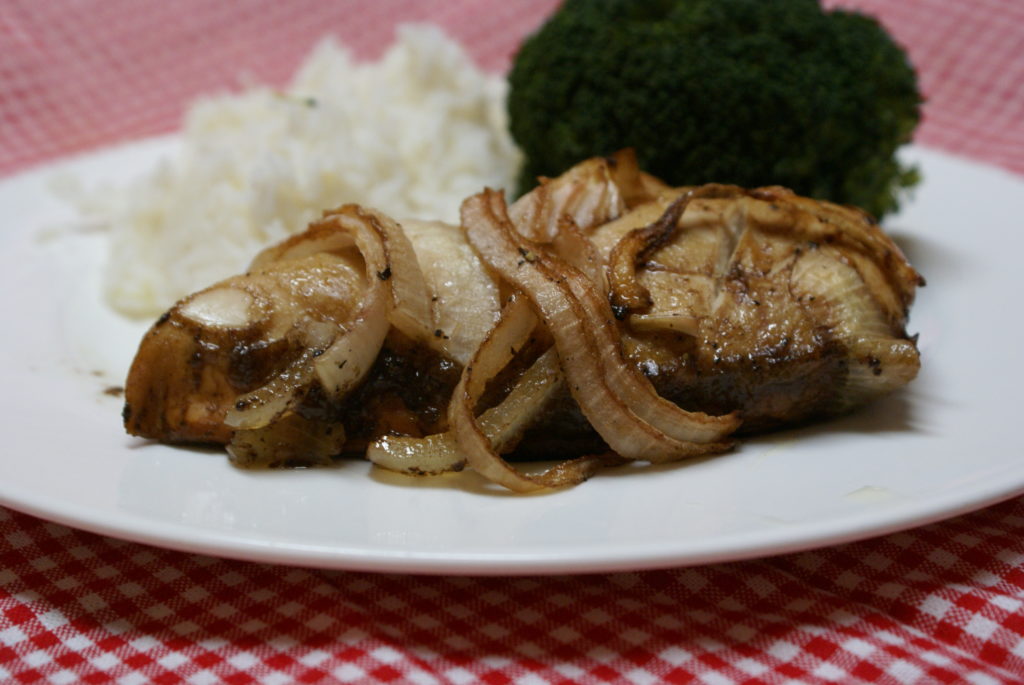 balsamic chicken with onions