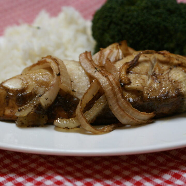 Balsamic Chicken with Onions 5 Dinners