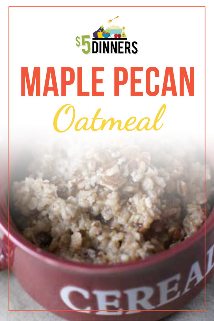 maple pecan oatmeal