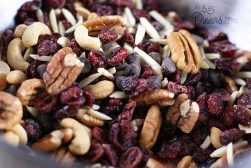 Pantry Trail Mix 5 Dinners Budget Recipes, Meal Plans, Freezer Meals