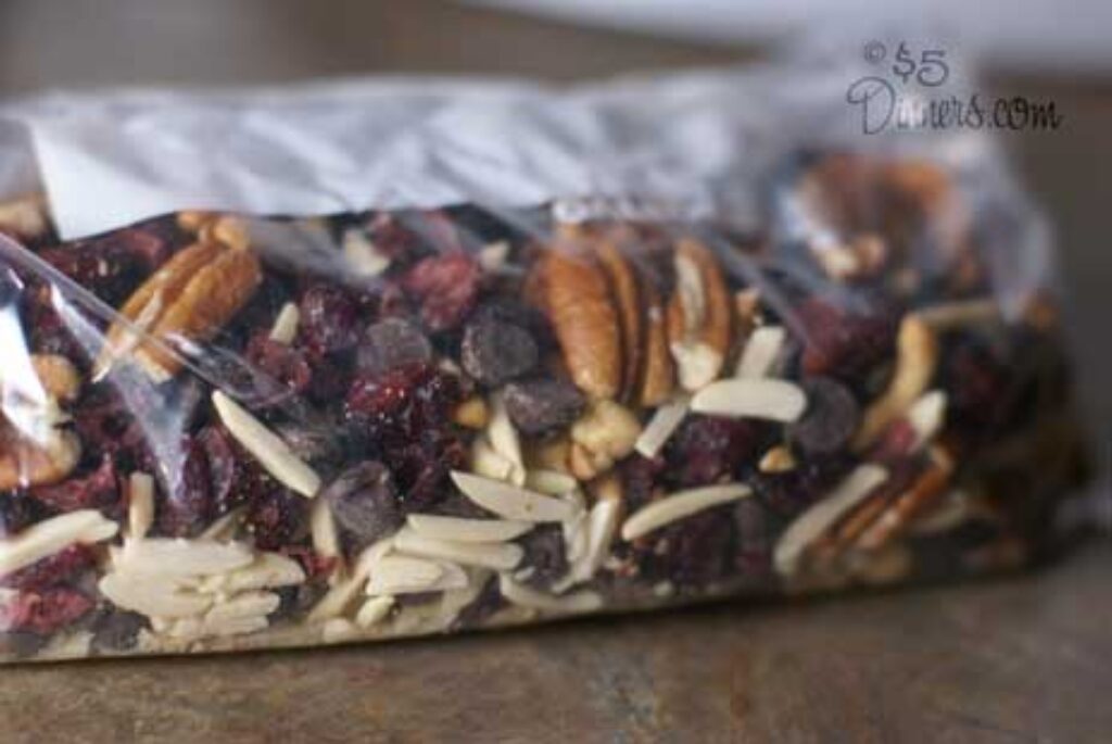 Pantry Trail Mix 5 Dinners Budget Recipes, Meal Plans, Freezer Meals