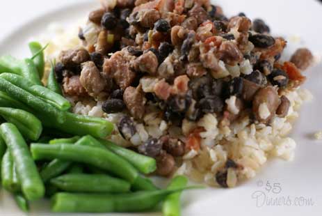 ranchero black and pinto beans